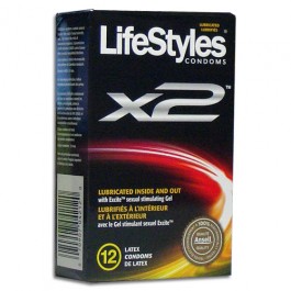 Lifestyles X2 Condoms