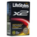 LifeStyles® X2 Condoms (12-pack)