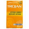 Trojan Intense Ribbed Condoms 12-pack