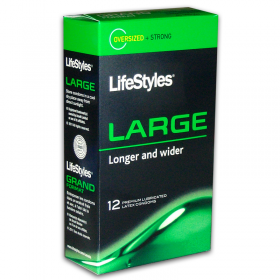 LifeStyles Large - Longer & Wider Condoms (12-Pack)