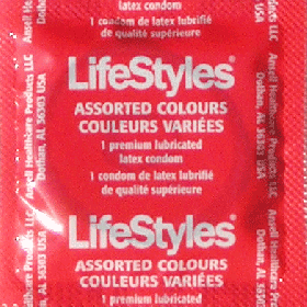 Lifestyles® Assorted Colours Condoms (Bulk 24+)