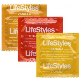 Lifestyles Assorted Flavors Condoms (Bulk 24+)