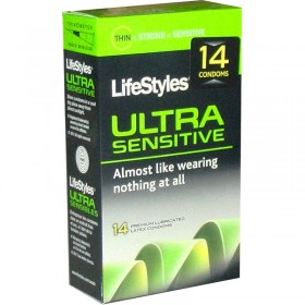 LifeStyles® Ultra Sensitive Condoms (14-Pack)