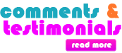 Comments and Testimonials