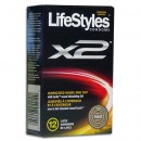 LifeStyles® X2 Condoms 12-pack
